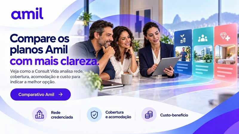 Consult Vida compara os Planos de Saúde Amil