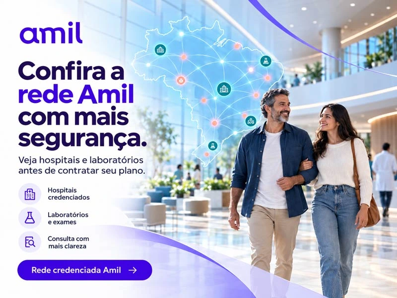 Rede credenciada Amil