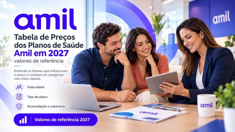 Tabela de Preços dos Planos de Saúde Amil